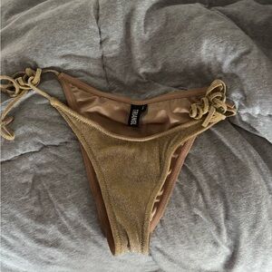 Triangl Shimmering Gold Bikini Bottom